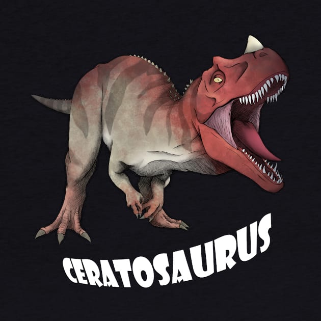 Ceratosaurus (with text) by Stranger Attire